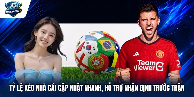 Tỷ lệ kèo nhà cái cập nhật nhanh, hỗ trợ nhận định trước trận 